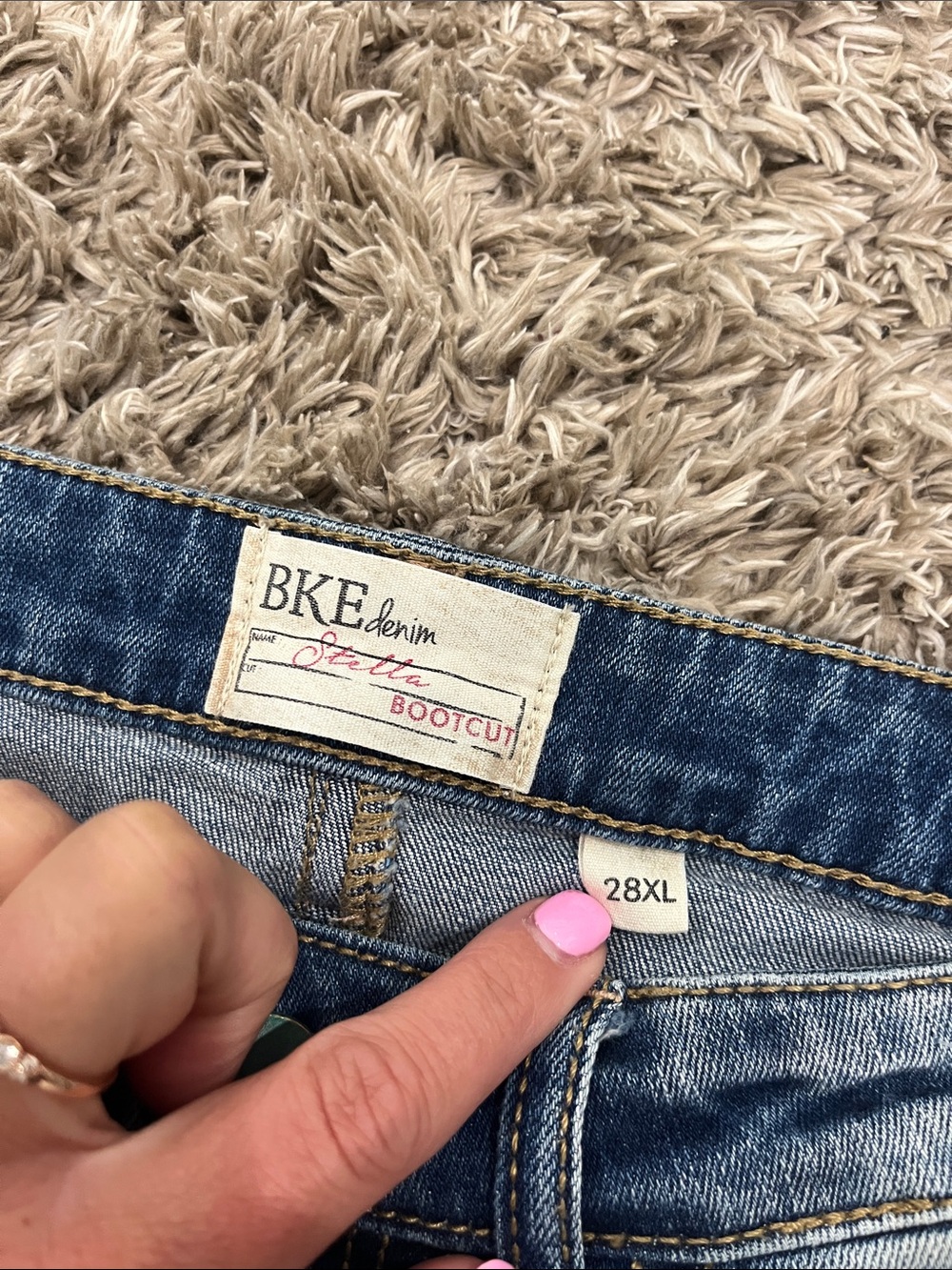 BKE Women's Light Blue Flare Jeans.  Stella.   Bootcut - Picture 2 of 6